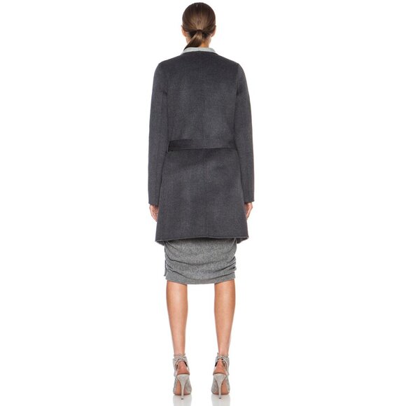 Joseph Grey Doubleface "Lisa Long" Coat, size 34. Fits like a size 2 - Picture 2 of 14